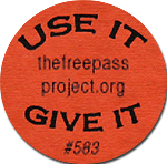 Free Pass Project Token Back